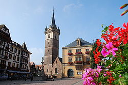 Obernai place marche